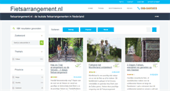 Desktop Screenshot of fietsarrangement.nl